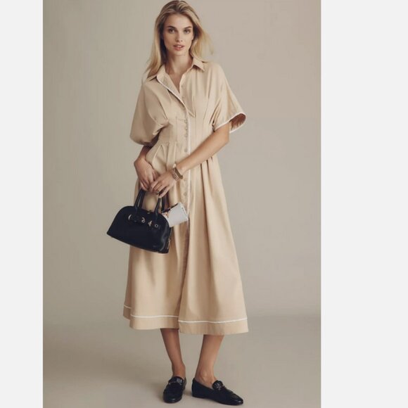 slip midi dress SilkSilky 100% Mulberry Silk Spaghetti Strap Deep V Neck Midi Dress with V-Back Design, Brown / XL